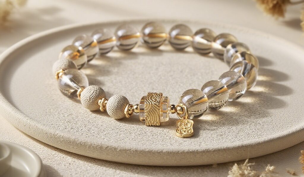 Crystal Essence Golden Seal Bracelet
