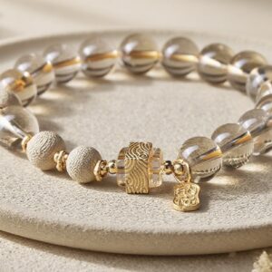 Crystal Essence Golden Seal Bracelet