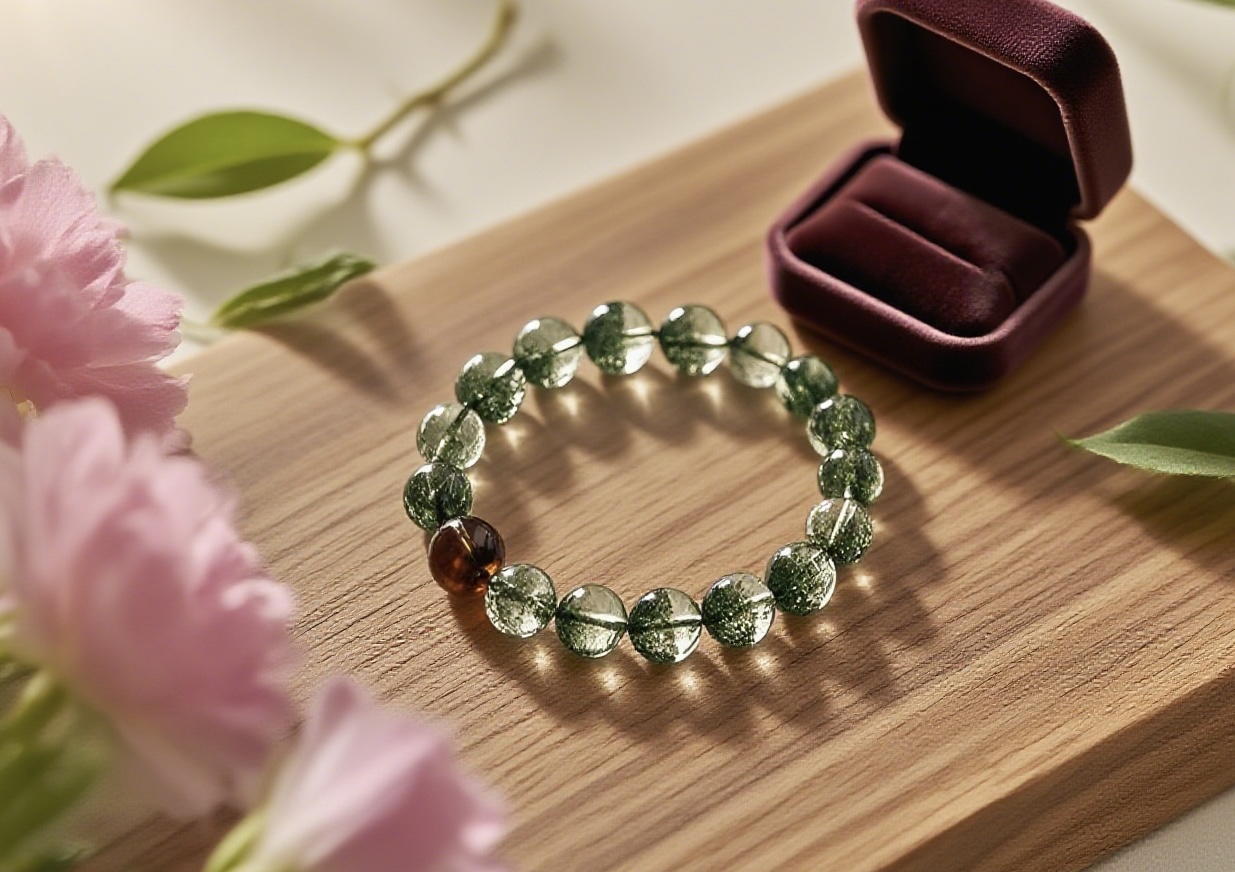 Green Wilderness Gentle Charm Bracelet