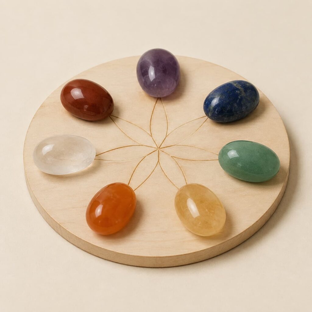 L11 Seven-Stone Round Display Grid