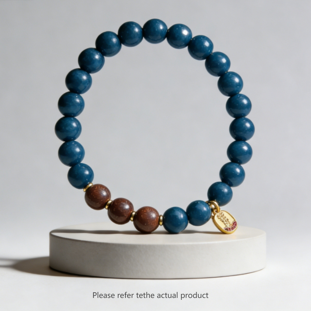 T37	Azure Obsidian Tranquility Bracelet